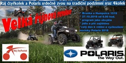 Sraz 4kolek říjen 2018 + POLARIS DAYS
